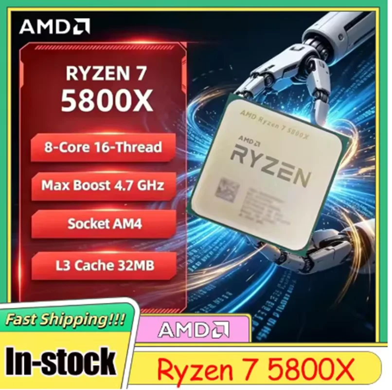 AMD R7 5800X Ryzen 7 5800X 8 C - Amd Cpu Ryzen 7 评论和价格