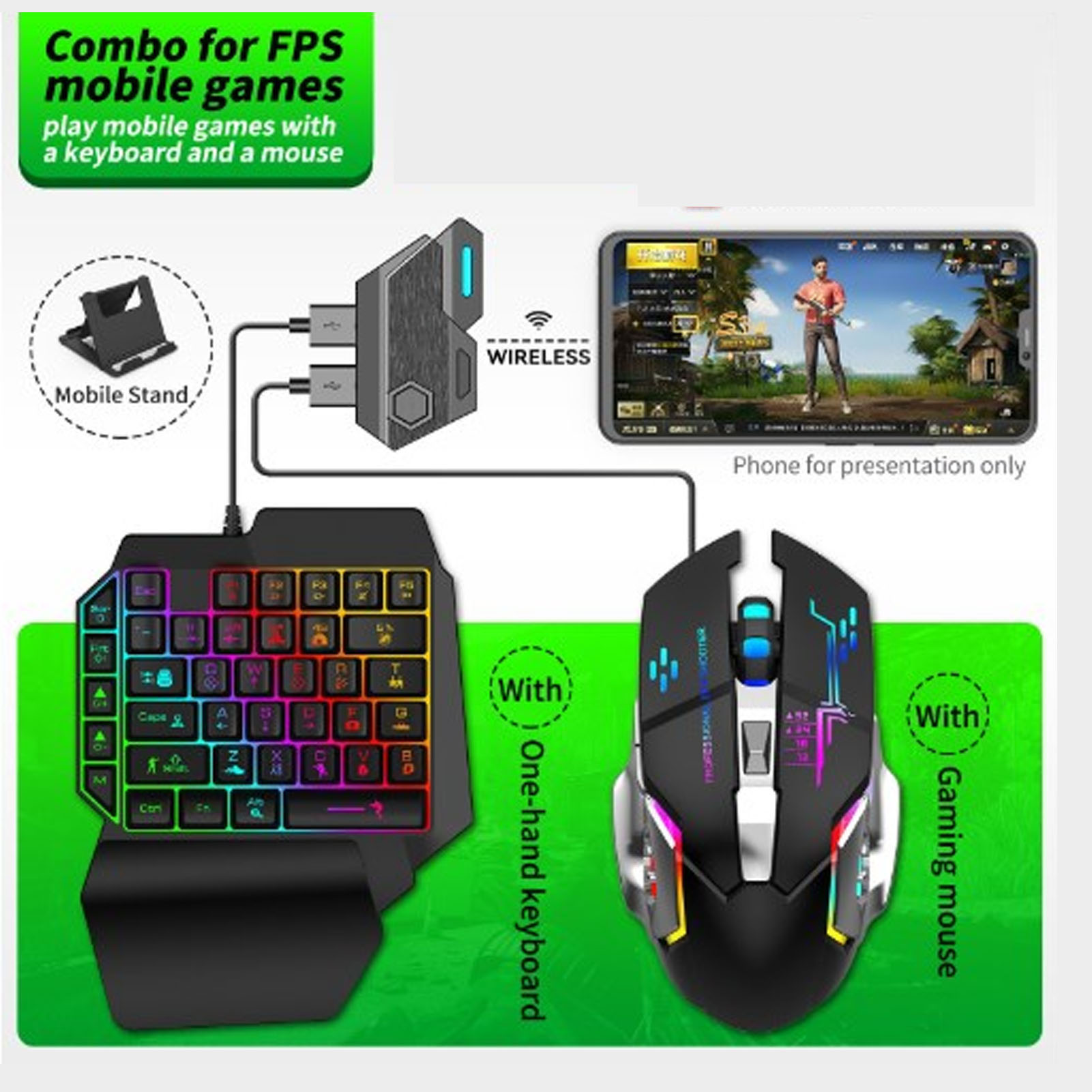 Keyboard Mouse Converter Set R - Gaming Keyboard Mini 评论和价格